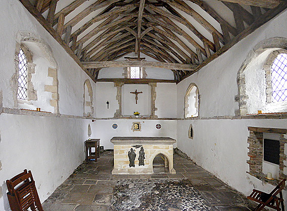 Wide angled view of Chapel and the surrounding area