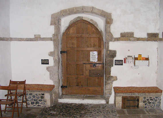 The main doorway