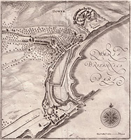 16th century map of Dover