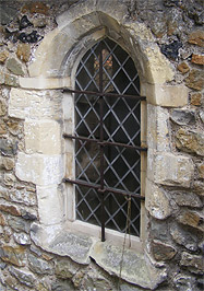 Window above the door