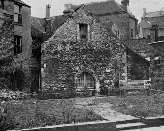 A view of the Chapel prior to restoration